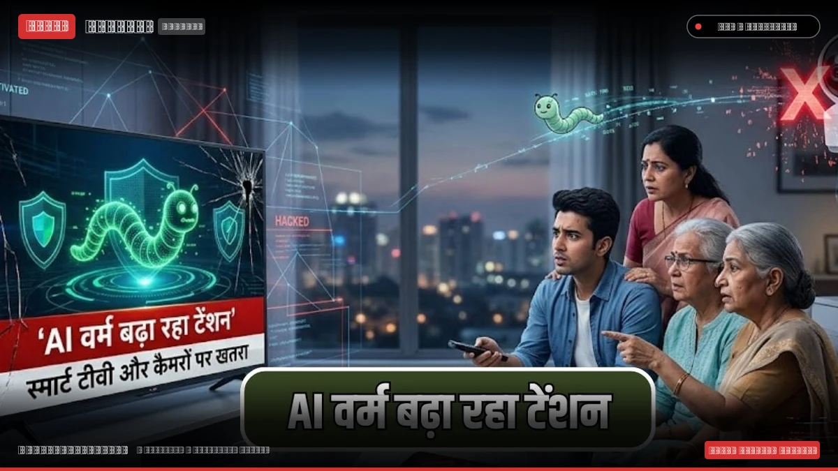 AI वर्म बढ़ा रहा टेंशन, स्मार्ट टीवी और कैमरों पर खतरा