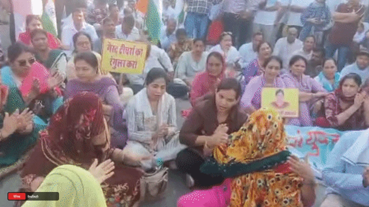 हरियाणा के 10,757 गेस्ट टीचरों का कुरुक्षेत्र से चंडीगढ़ पैदल मार्च, नियमितीकरण की मांग पर जीटी रोड जाम