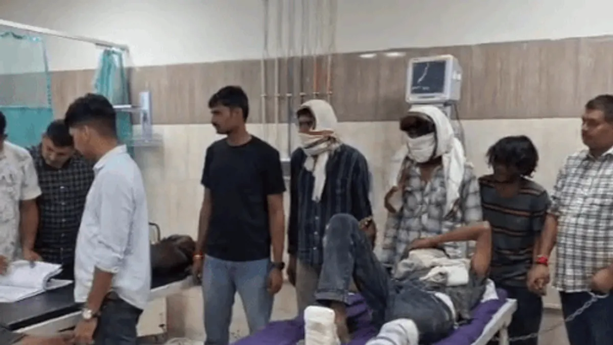 कुरुक्षेत्र में पुलिस कस्टडी से भागने की कोशिश में दो आरोपी घायल, टांगें टूटी; 38 मोबाइल और चाकू बरामद